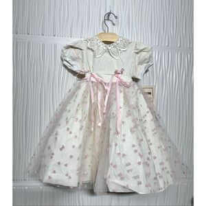 NWT Daisy Kingdom Vintage Girls Dress -2T- DEADSTOCK Collectors - made in USA